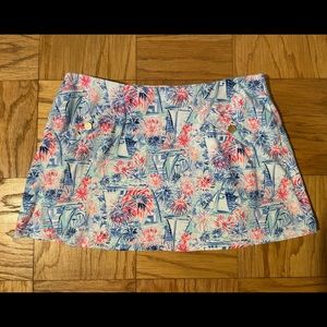 Lilly Pulitzer XL Madison skort in sea to shining sea